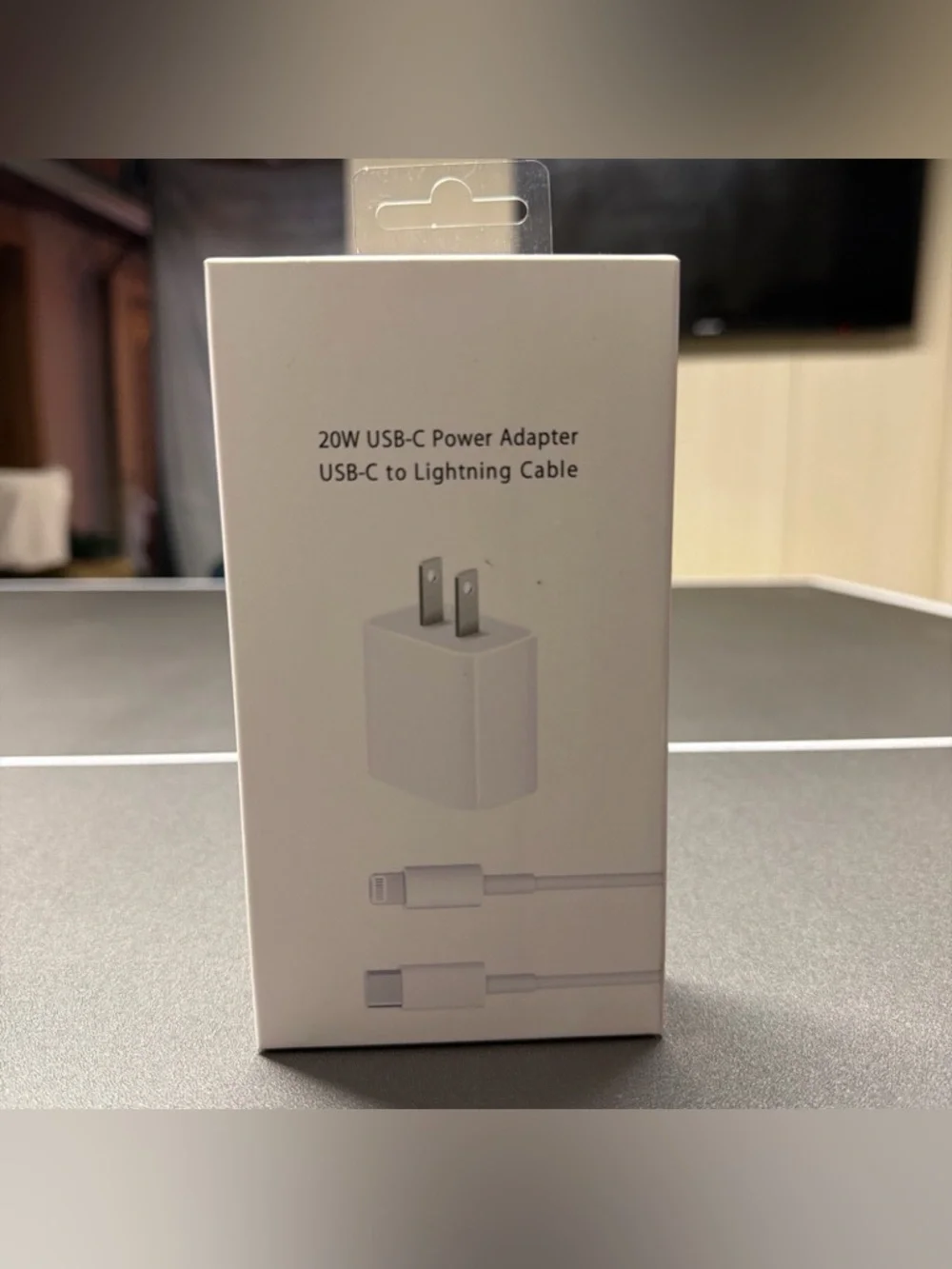 Apple 20W Fast Charger with USB-C to Lightning Cable and Power Adapter 1 Pack